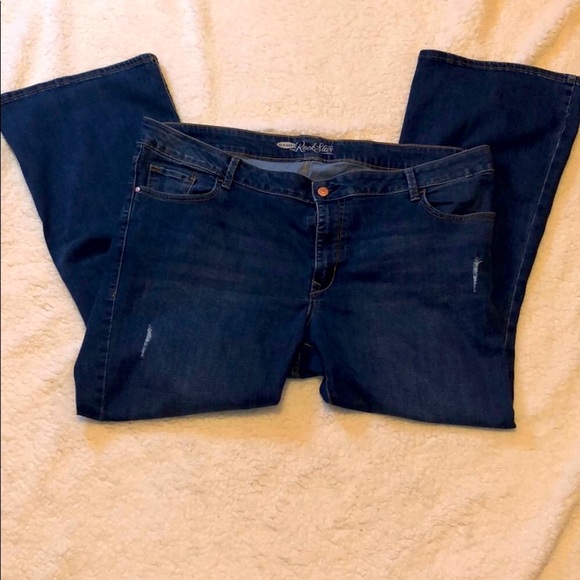 Old Navy Denim - Old Navy rockstar flare jeans
